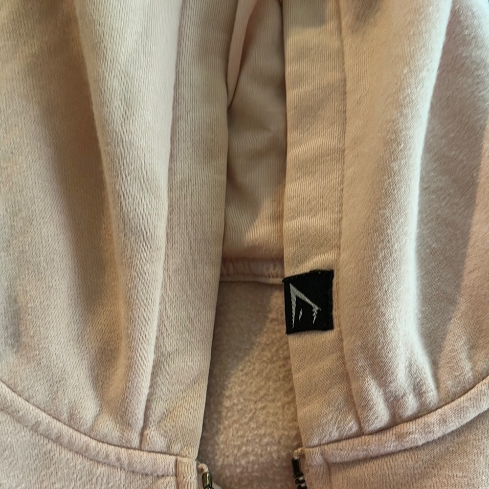 Gymshark Pink Crop Top Hoodie - Picture 3 of 4